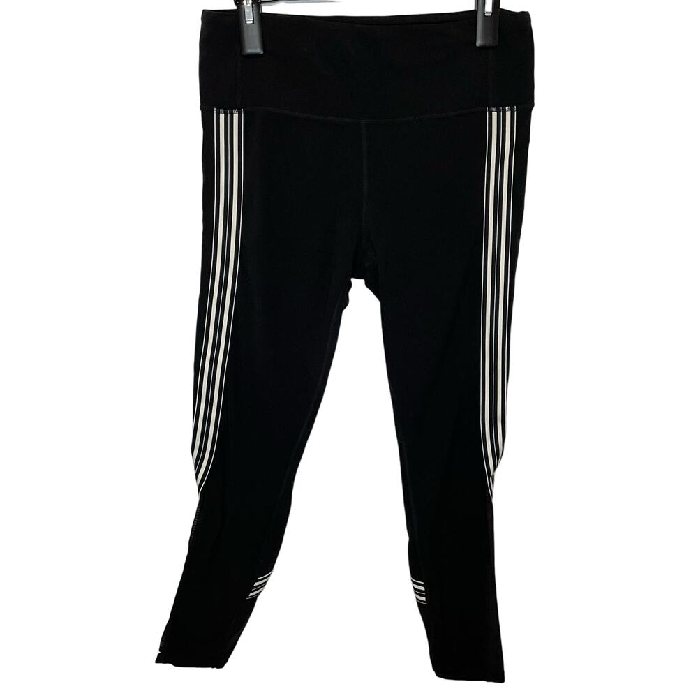 Athleta Side Stripe Salutation Tight LT Womens Tall 7/8 Length Mesh Activewear